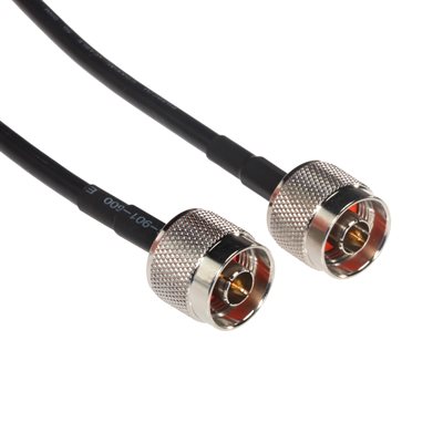 Amphenol RG58 N Male-Male Coax Cable 3ft-25ft